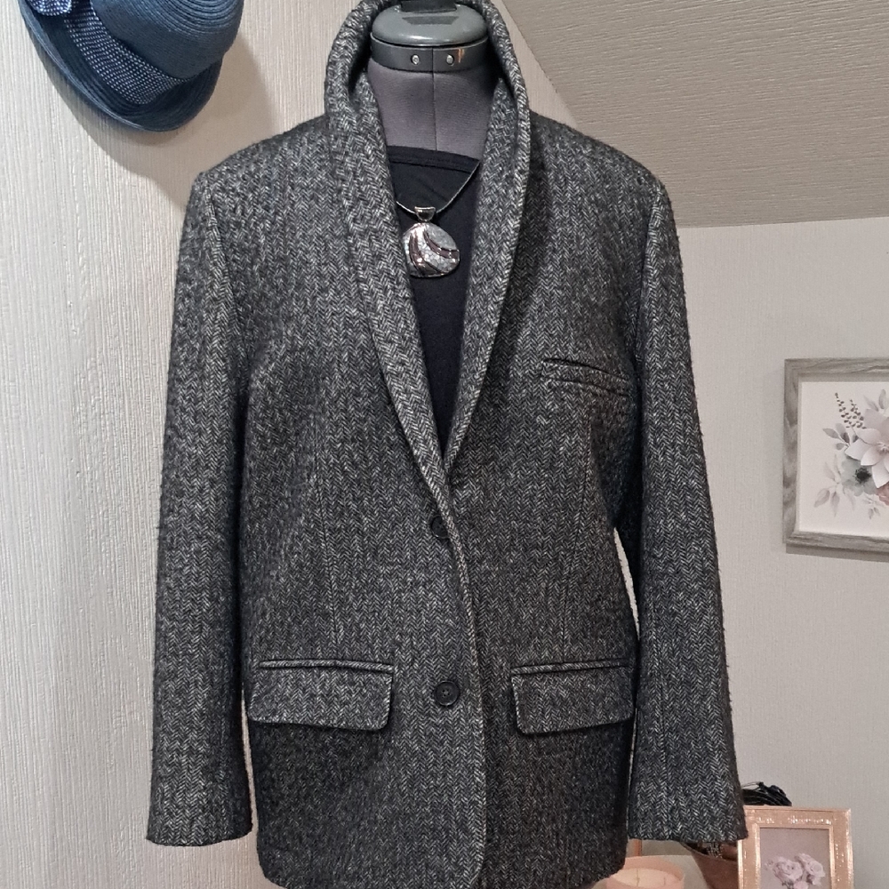 Wilfred Free Charcoal Gray Blazer